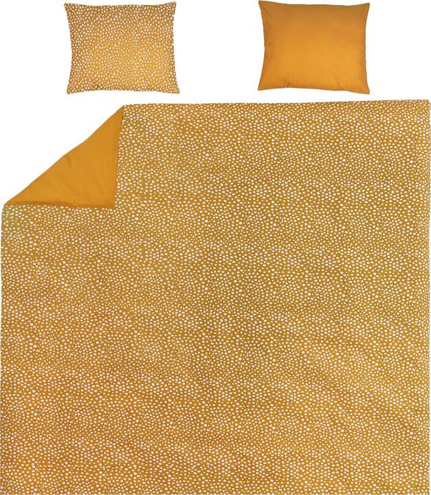Meyco Home bed linen 240x200/220 Cheetah/Uni honey gold