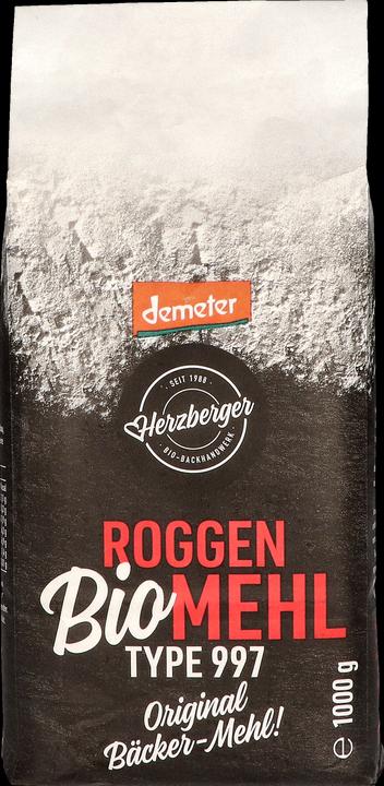 Herzberger demeter Mehl, Roggen Typ 997 (1000 g)