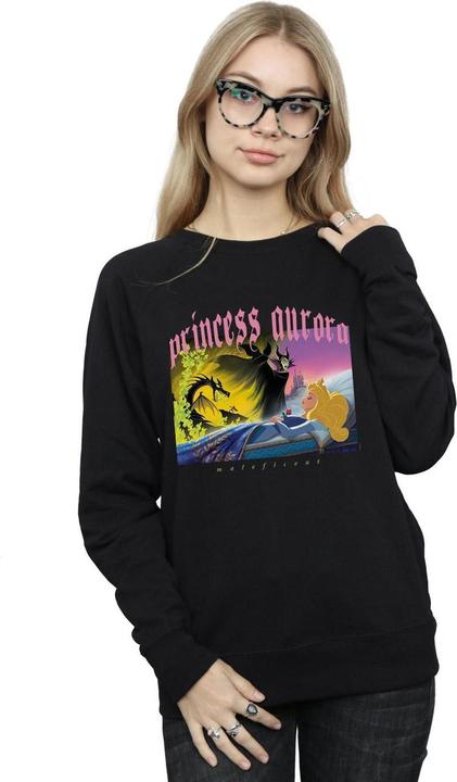 Actual product image Disney Womens/Ladies Sleeping Beauty And Maleficent Sweatshirt (XL)