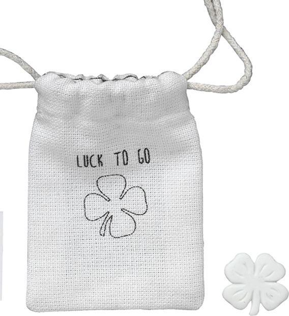 Actual product image Räder Amulet in a bag four leaf clover