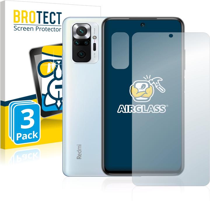 Immagine prodotto BROTECT AirGlass Vetro (3 Pezzo/i, Xiaomi Redmi Nota 10 Pro)
