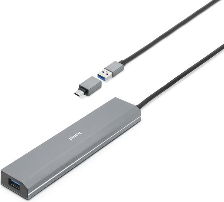 Image du produit Hama 7 Port USB-Hub (USB-C, 7 Ports)