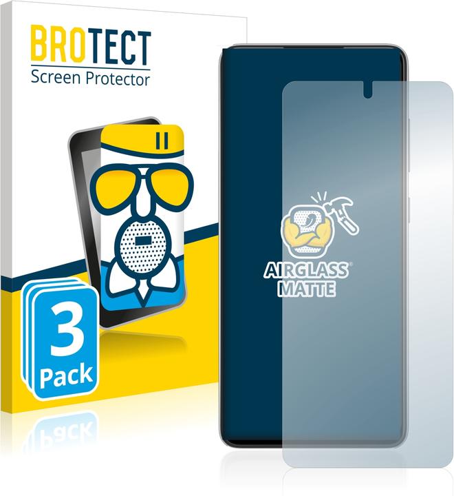 Actual product image BROTECT AirGlass (3 Piece, Samsung Galaxy A52s 5G)