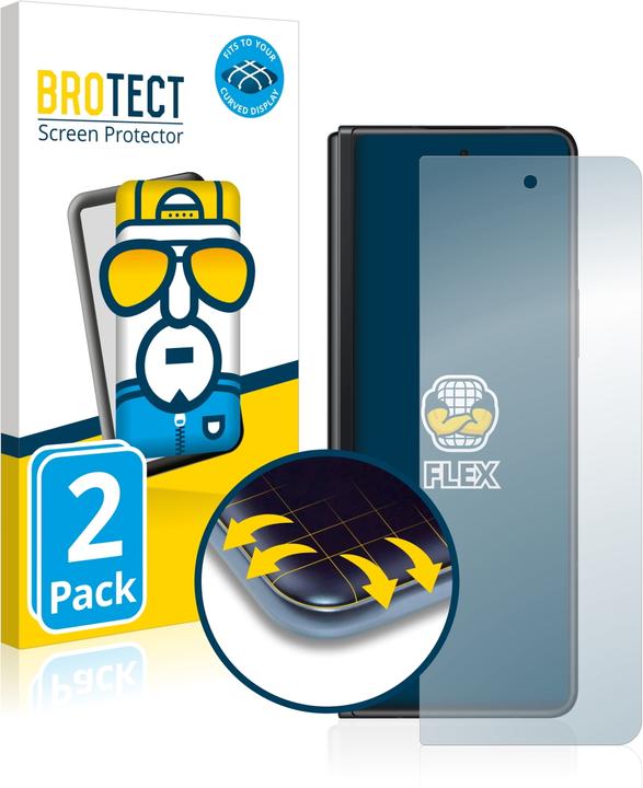 Actual product image BROTECT Full-Cover Protector (2 Piece, Samsung Galaxy Z Fold3)