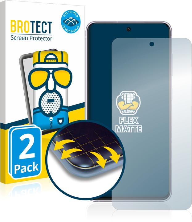 Actual product image BROTECT Full-Cover Protector Matte (2 Piece, Samsung Galaxy S21 FE 5G)