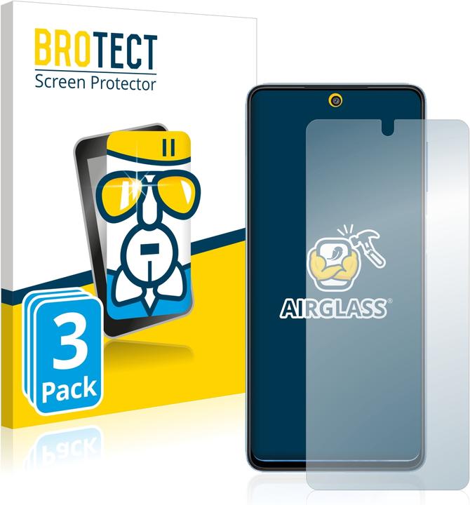 Actual product image BROTECT AirGlass Glass (3 Piece, Samsung Galaxy M52 5G)