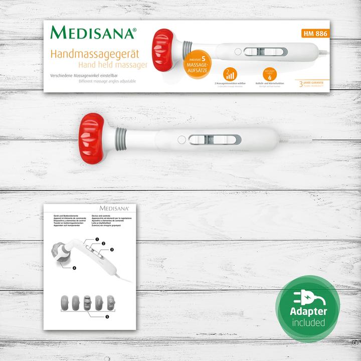 Actual product image Medisana Hand massager HM 886 6.5 W