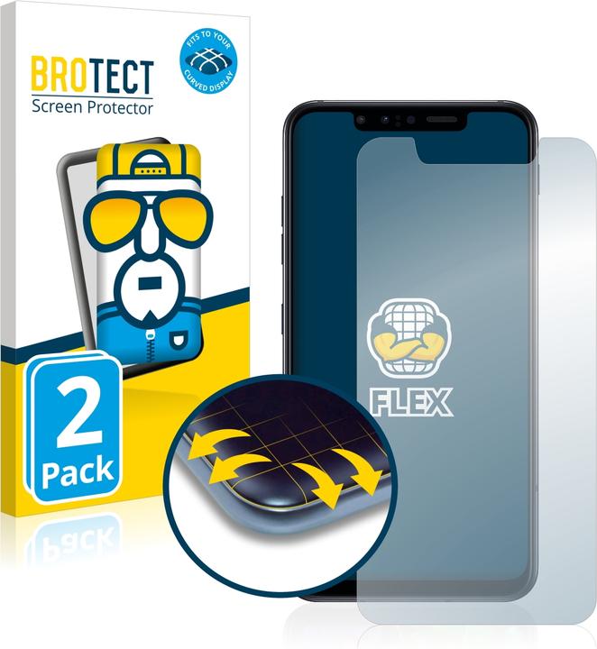Actual product image BROTECT Full-Cover Protector (2 Piece, G8s ThinQ)