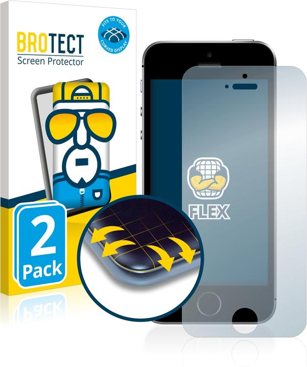 Immagine prodotto BROTECT Full-Cover Pellicola (2 Pezzo/i, Apple iPhone SE)