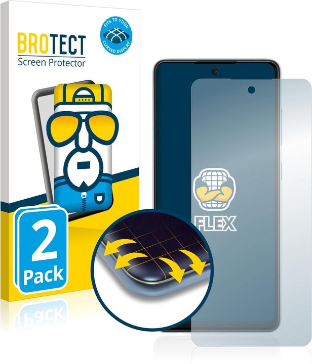 Produktbild BROTECT Full-Cover Displayschutz (2 Stück, Samsung Galaxy A52 5G)