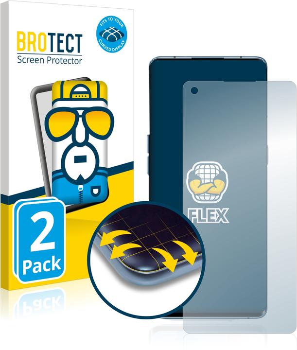 Produktbild BROTECT Full-Cover Displayschutz (2 Stück, Oppo Reno 4 Pro)