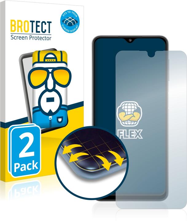 Actual product image BROTECT Full-Cover Protector (2 Piece, Samsung Galaxy A32)