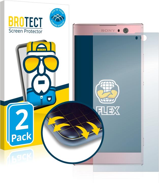 Produktbild BROTECT Full-Cover Displayschutz (2 Stück, Sony Xperia XA2)