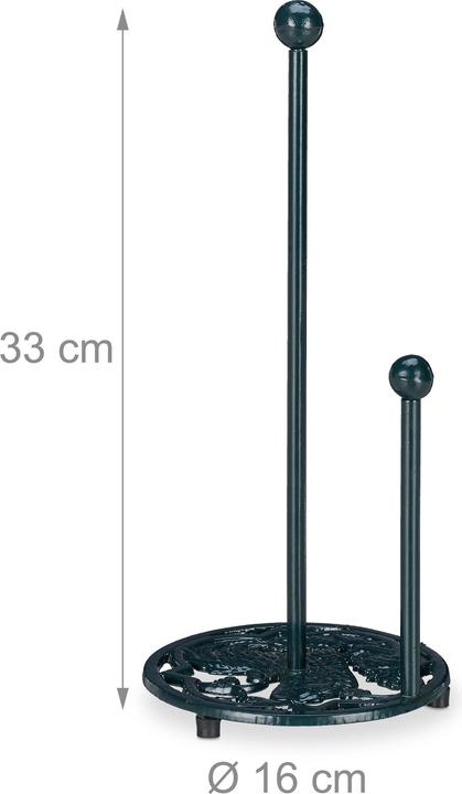 Immagine prodotto Relaxdays Porta rotoli da cucina verticale rustico