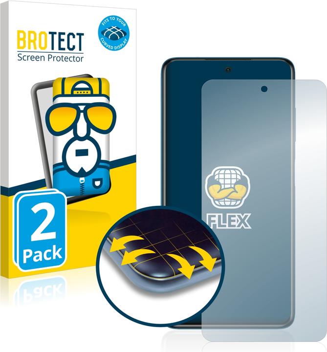 Produktbild BROTECT Full-Cover Displayschutz (2 Stück, Xiaomi Poco X3 Pro)