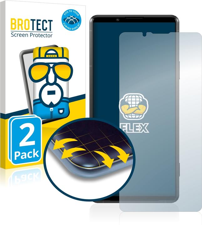 Produktbild BROTECT Full-Cover Displayschutz (2 Stück, Sony Xperia Pro-I)