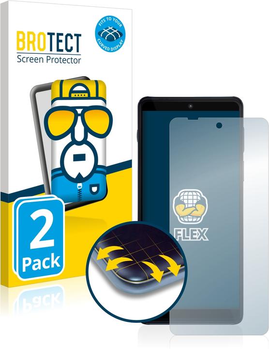 Actual product image BROTECT Full-Cover Protector (2 Piece, Motorola Edge 20 Pro)