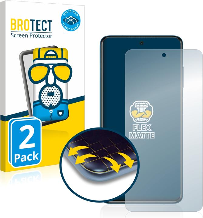 Actual product image BROTECT Full-Cover Protector Matte (2 Piece, Xiaomi Poco X3 Pro)