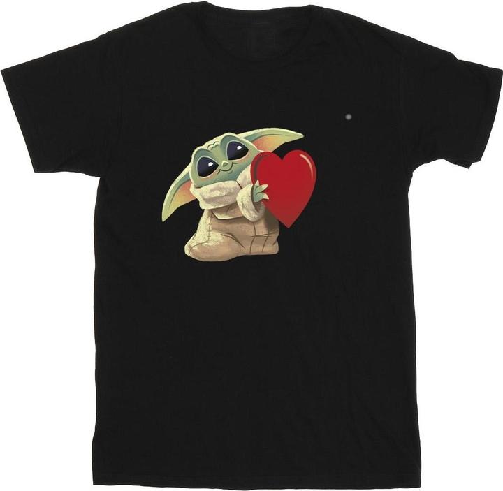 Produktbild Star Wars The Mandalorian The Kids With Heart TShirt Mädchen (152, 158)