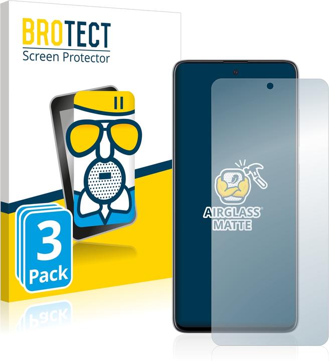 Produktbild BROTECT AirGlass Panzerglasfolie Matt (3 Stück, Samsung Galaxy A51)