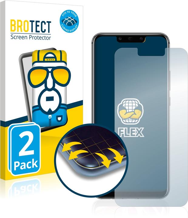 Produktbild BROTECT Full-Cover Displayschutz (2 Stück, Huawei Mate 20 Lite)