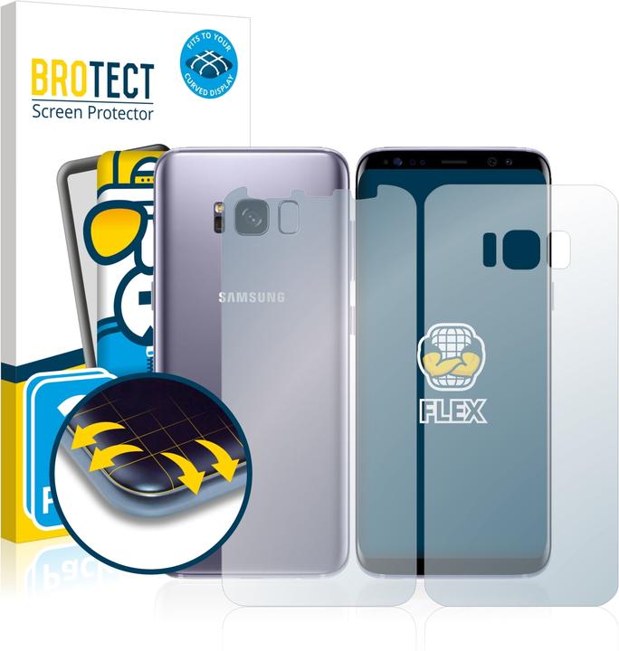 Actual product image BROTECT Full-Cover Protector (2 Piece, Samsung Galaxy S8+)