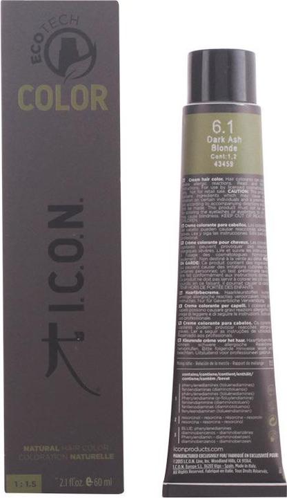 Image du produit I.C.O.N. ECOTECH COLOR couleur naturelle #6.1 blond cendré foncé 60 ml (6.1)