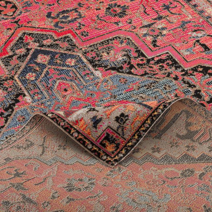 Actual product image Pergamon Kurzflor Designer Teppich Modern Vintage Orient Muster (200 x 290 cm)