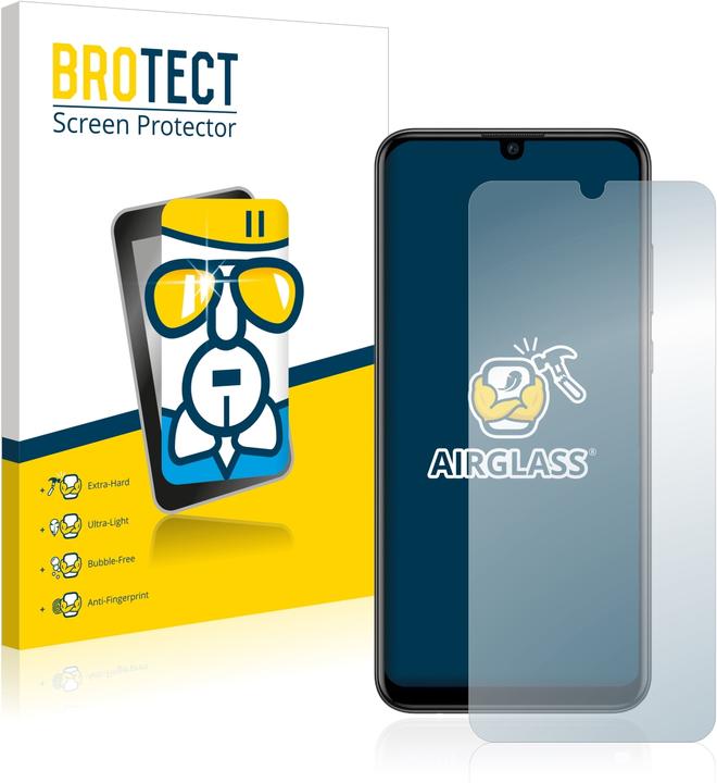 Produktbild BROTECT AirGlass Panzerglasfolie (1 Stück, Huawei P Smart+ (2019))