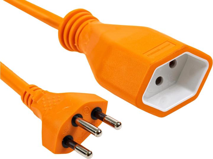 Furber.power Verlängerungskabel T13-T12 3.0 m Orange (3 m, Typ 13)