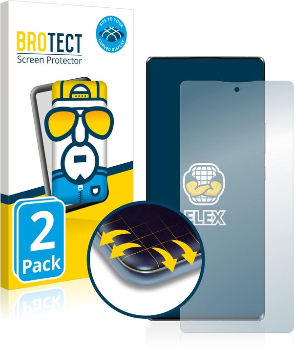 Produktbild BROTECT Full-Cover Displayschutz (2 Stück, ZTE Axon 30 Ultra 5G)