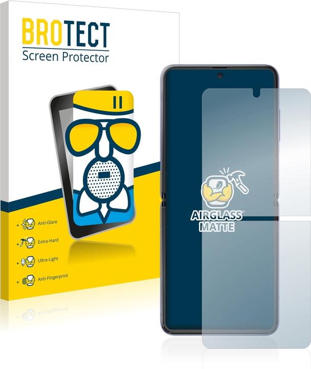 Produktbild BROTECT AirGlass Panzerglasfolie Matt (1 Stück, Samsung Galaxy Z Flip)