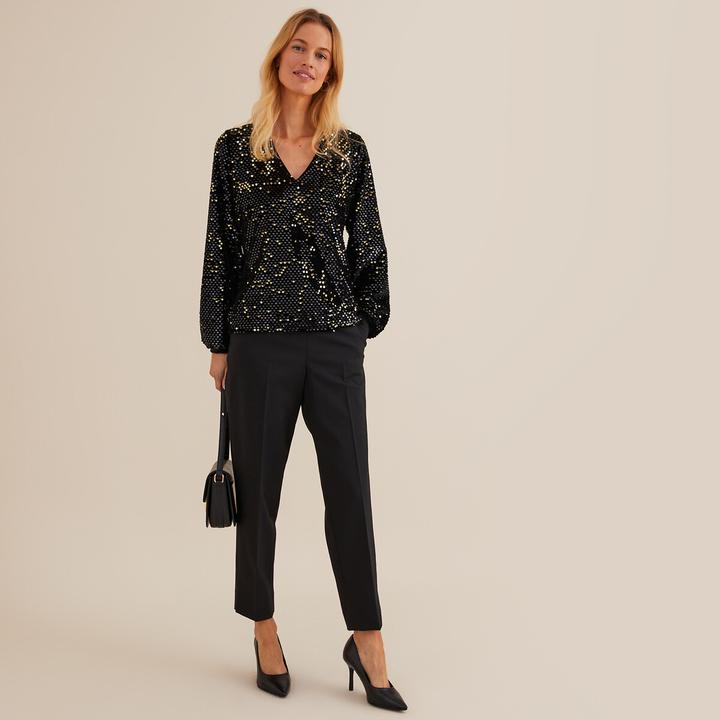 Actual product image Anne Weyburn Straight 7/8 trousers (40)