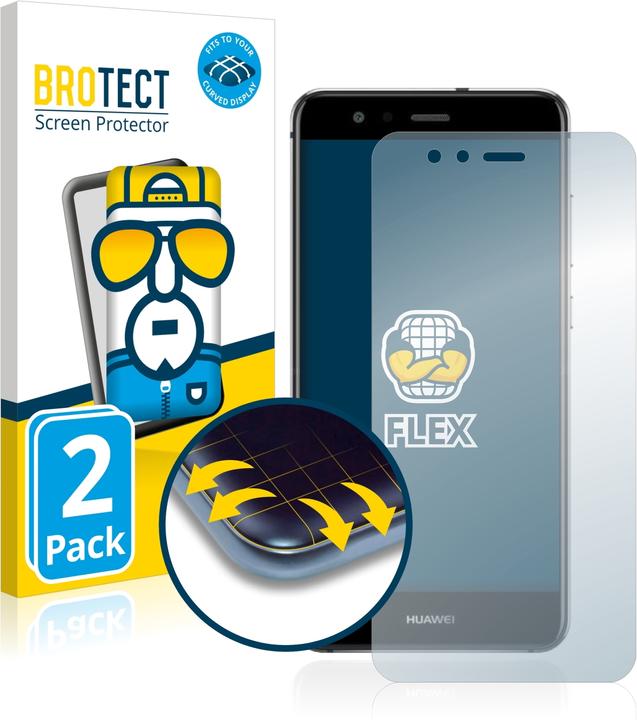 Produktbild BROTECT Full-Cover Displayschutz (2 Stück, Huawei P10 Lite)