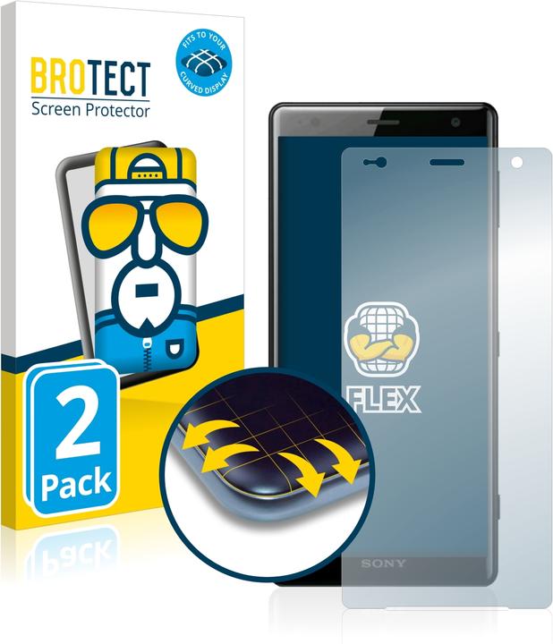 Actual product image BROTECT Full-Cover Protector (2 Piece, Sony Xperia XZ2)