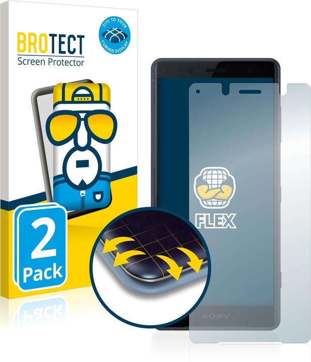 Actual product image BROTECT Full-Cover Protector (2 Piece, Sony Xperia XZ2 Compact)