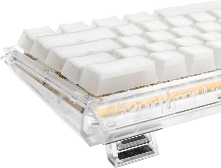 Image du produit Ducky One 3 Aura White Mini clavier de jeu, RGB LED - Kailh Jellyfish Y (US) (US, Filaire)