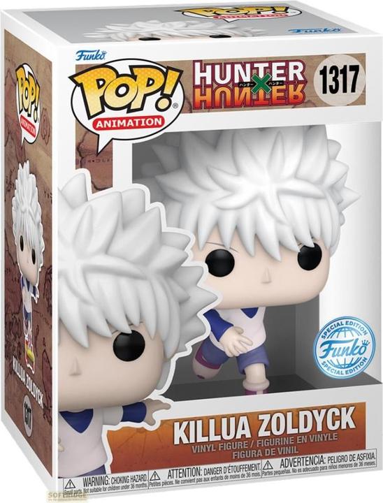 Produktbild Funko POP! Animation Hunter x Hunter Killua Zoldyck (Skating) Edition Limitée BoxLunch
