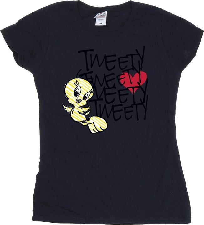 Image du produit Looney Tunes - T-shirt TWEETY LOVE HEART - Femme (L)