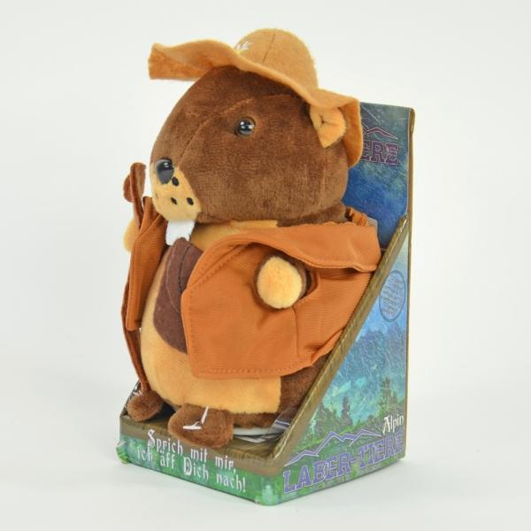 Produktbild Kögler Labertier Laber-Murmeltier Hirte "Peter", inkl. Batterien, 18x13,5x11cm Labertier