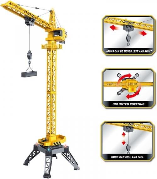 Actual product image Huina RC crane 12 channel 1:14 with 2.4 GHz