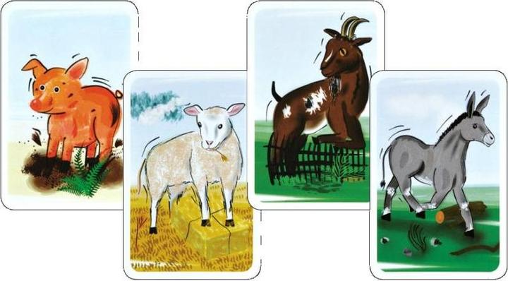 Actual product image ADL81004 - Schlauer Bauer - card game (GB, DE, FR, IT), for 2 to 5 players, aged 6 and older (Italian)