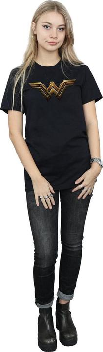 Immagine prodotto Wonder Woman Maglietta Boyfriend in cotone con logo donna/donna (3XL)