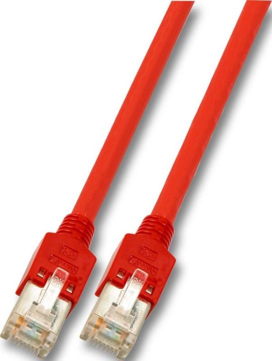 Immagine prodotto EFB Elektronik Produttore: Cavo patch crossover RJ45 SF/UTP, Cat.5e, TM11, UC300, 2m, rosso Il in (S/UTP, CAT5e, 2 m)