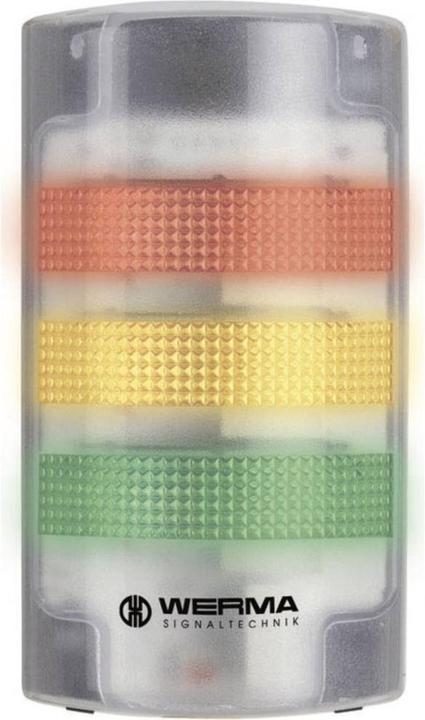 Produktbild Werma LED-Signalsäule Flat SIGN trasnparent