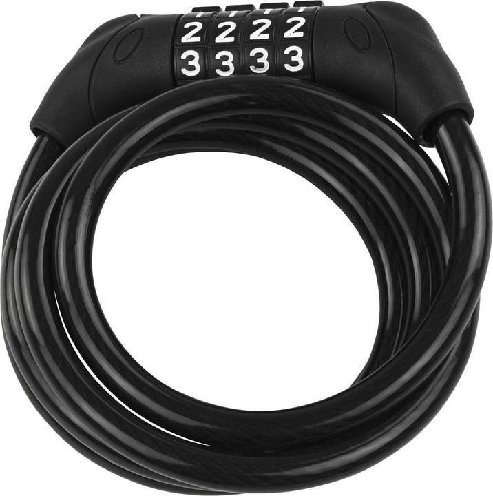 Burg Wächter 1230 C 120 Spiraalkabelslot Zwart Combinatieslot (120 cm)