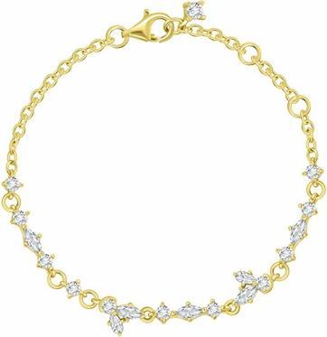 Image du produit Brilio Silver - Bracelet en argent étincelant avec zircons clairs BRC167W