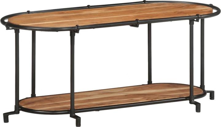 Image du produit VidaXL Armoire TV Lowboard Armoire TV Table de télévision en bois massif acacia (100 x 42 x 40 cm)