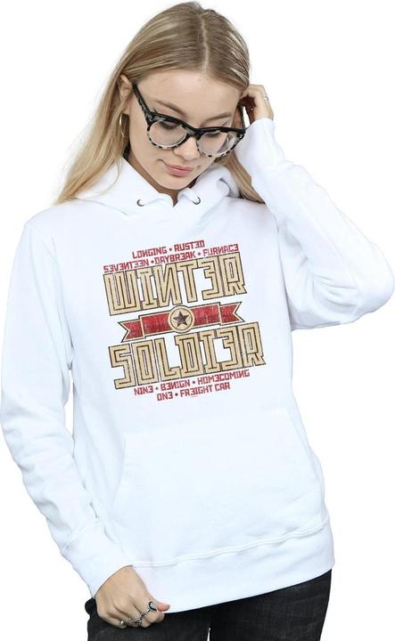 Image du produit - Sweat à capuche WINTER SOLDIER TRIGGER BADGE - Femme (XL)