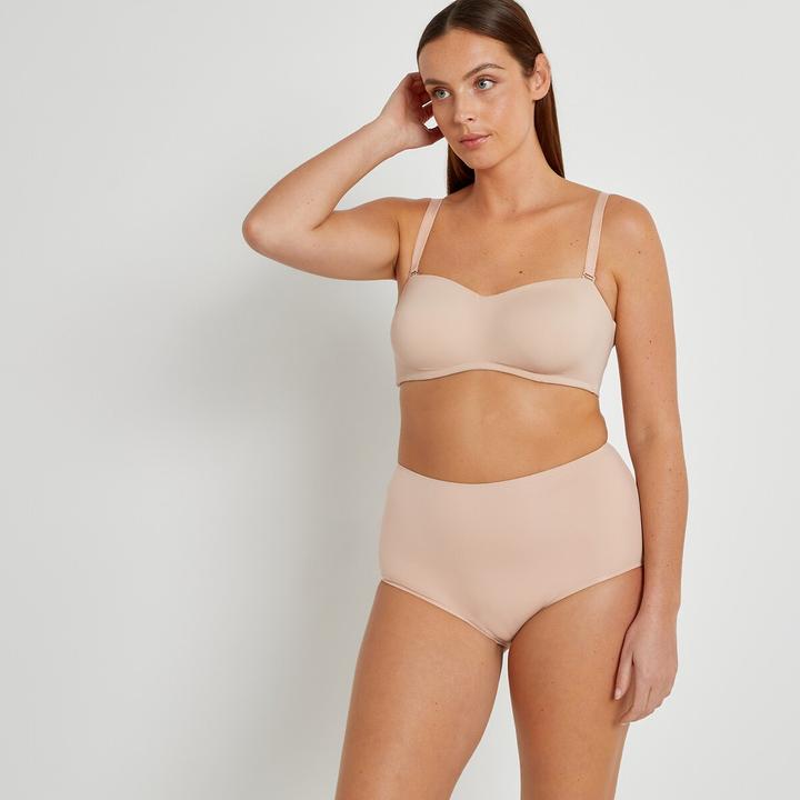 Image du produit La Redoute Collections Soutien-gorge bandeau en microfibre (105 F)